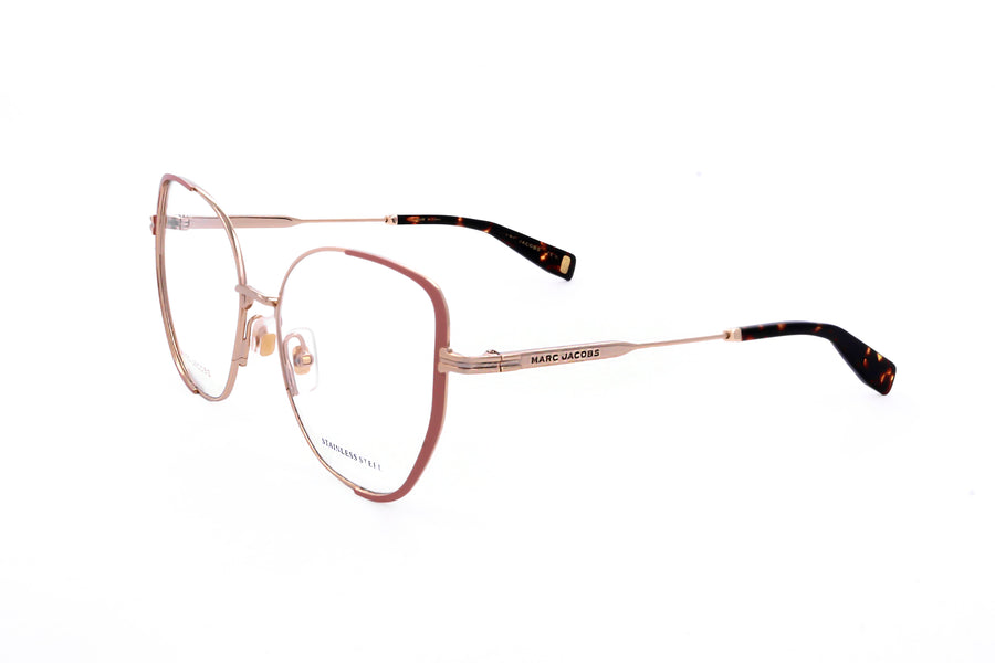 Preloved - Marc Jacobs Womens Runway 55 Mm Gold Pink Eyeglasses Mj1103-Eyr-55 One Color