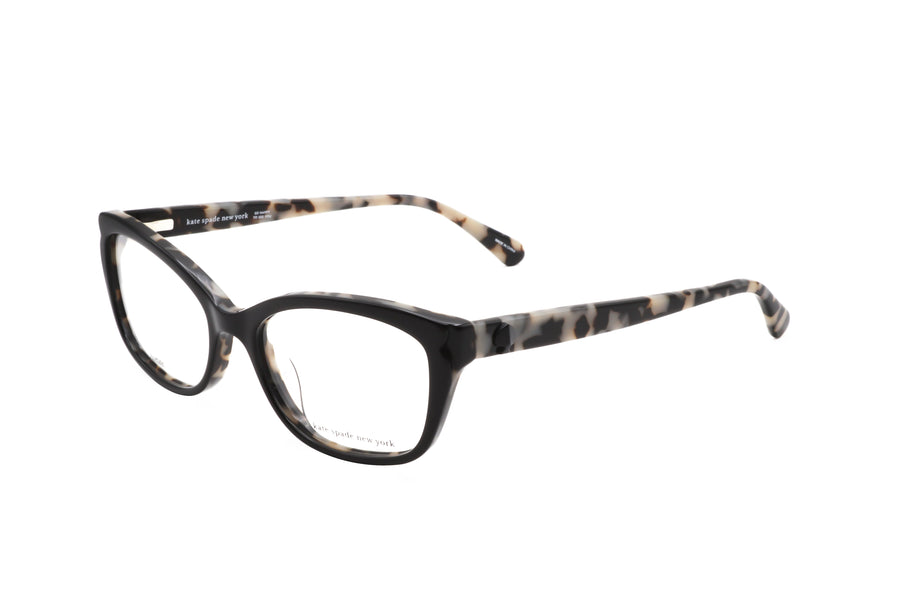 Preloved - Kate Spade Womens 51 Mm Black White Havana Eyeglasses Arabel-Tcb-51 One Color
