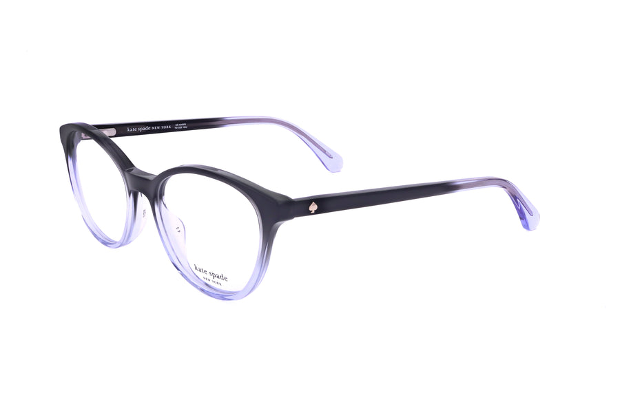 Preloved - Kate Spade Womens 50 Mm Black Blue Eyeglasses Aggie-D51-50 One Color