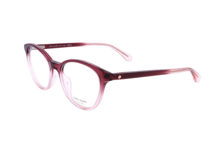 Preloved - Kate Spade Womens 50 Mm Red Pink Eyeglasses Aggie-92y-50 One Color
