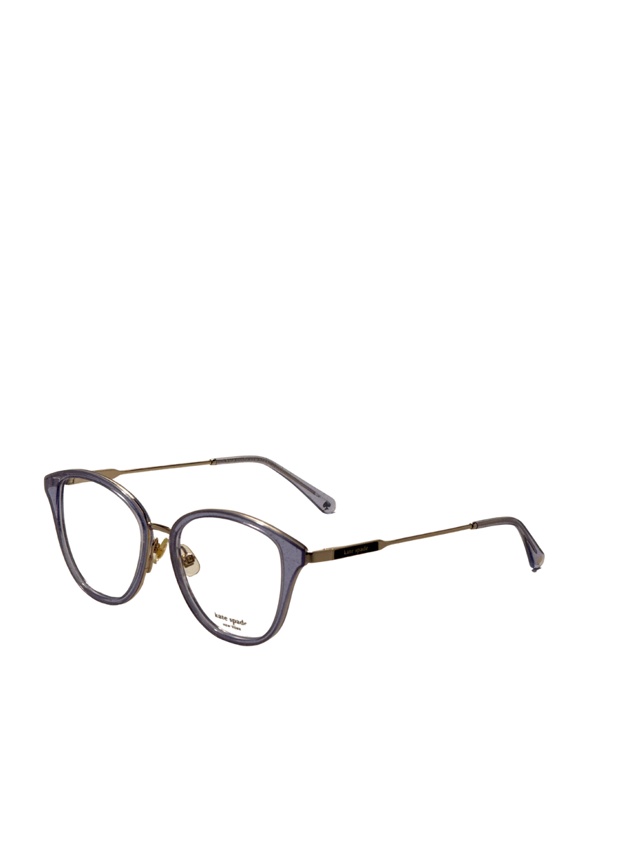 Preloved - Kate Spade Womens 52mm Blue Glitter Eyeglasses Hallie-G-Joo-52 One Color