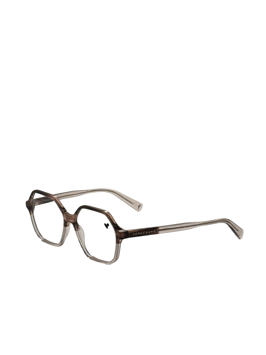 Preloved - Longchamp Womens 53mm Striped Sand Peach Eyeglasses Lo2740n-656-53 One Color