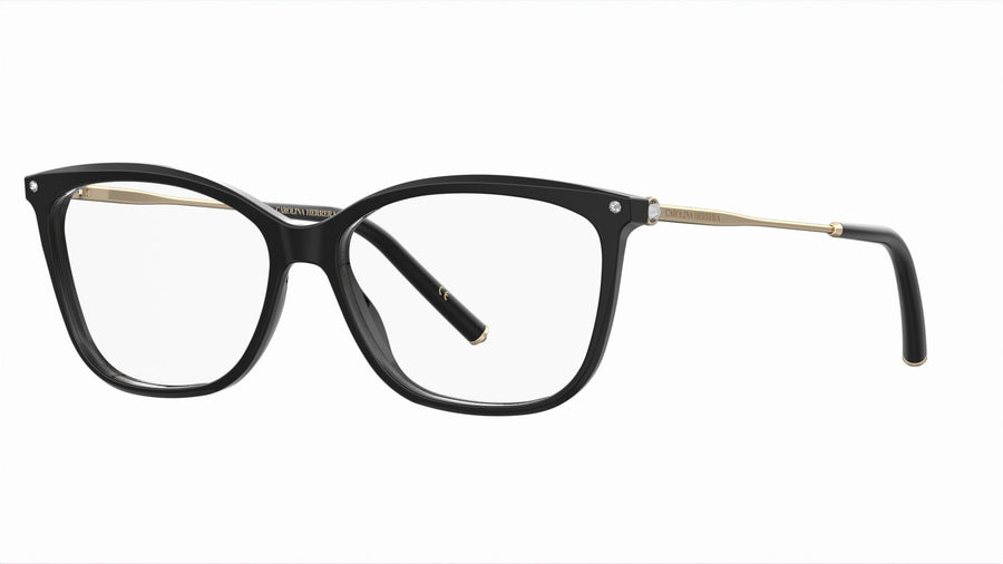 Preloved - Carolina Herrera Womens 56 Mm Black Eyeglasses Her0154-807-56 One Color