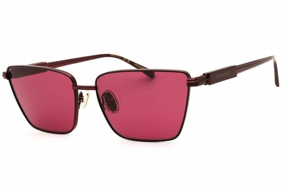 Preloved - Ferragamo Womens 59 Mm Wine Sunglasses Sf331s-606-59 One Color