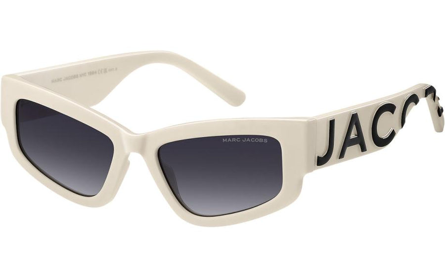 Preloved - Marc Jacobs Womens 55 Mm Beige Black Sunglasses Marc796-S-Hda-55 One Color