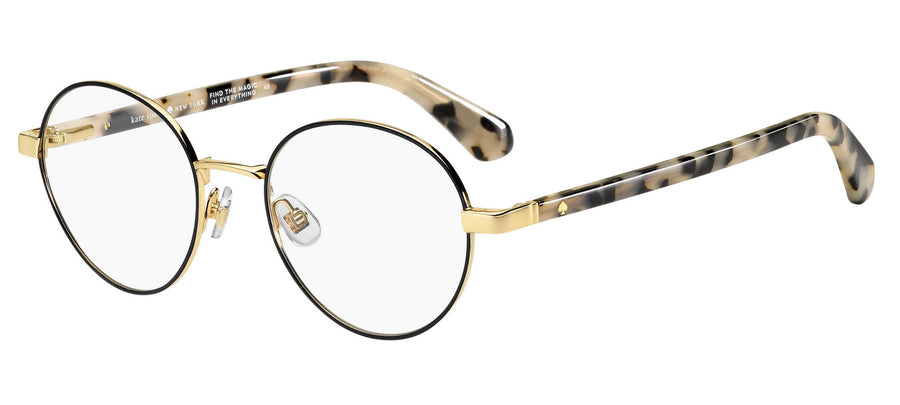 Preloved - Kate Spade Womens 49 Mm Gold Marble Grey Eyeglasses Marciann-Rhl-49 One Color