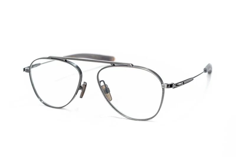 Preloved - Dita Mens Lancier 54mm Antique Silver Eyeglasses Dlx106-54-03 One Color