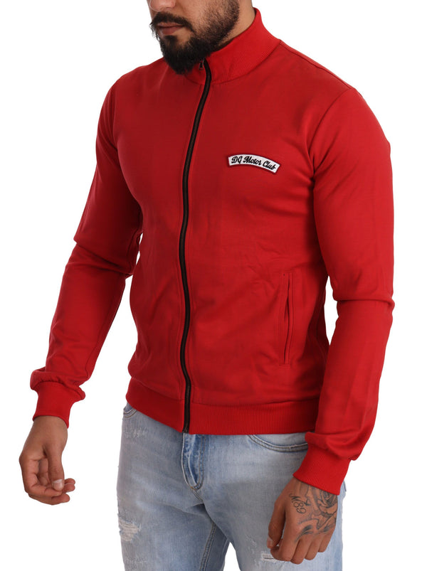 Dolce & Gabbana 90% Cotton sweatshirt in red