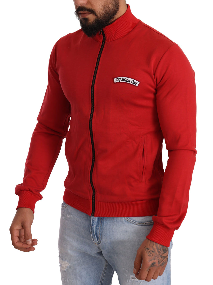 Dolce & Gabbana 90% Cotton sweatshirt in red