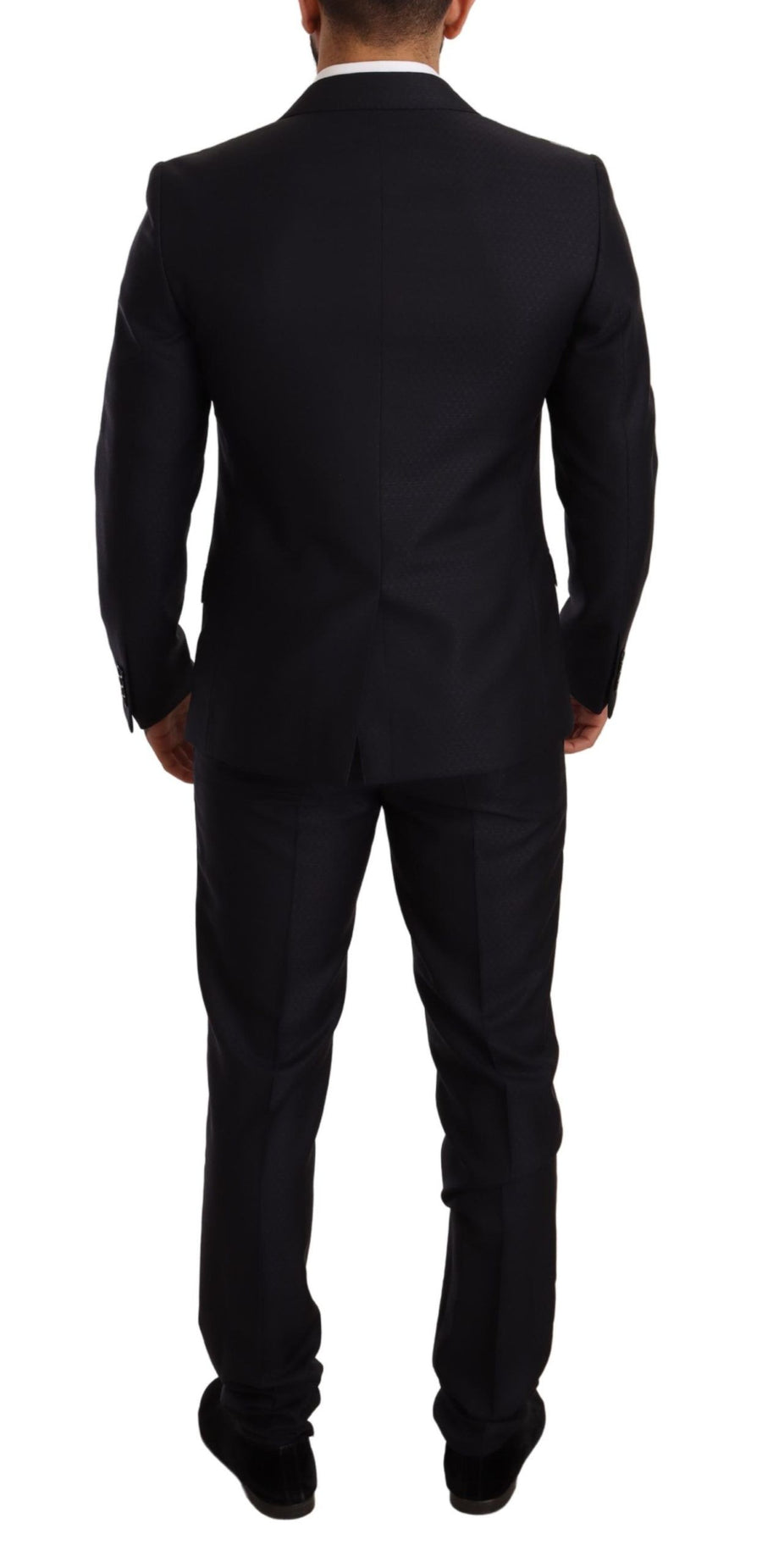 Dolce & Gabbana 75% Wool pant suit in blue