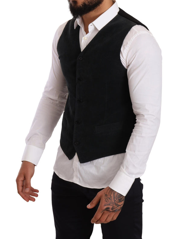 Dolce & Gabbana 100% Cotton vest in black