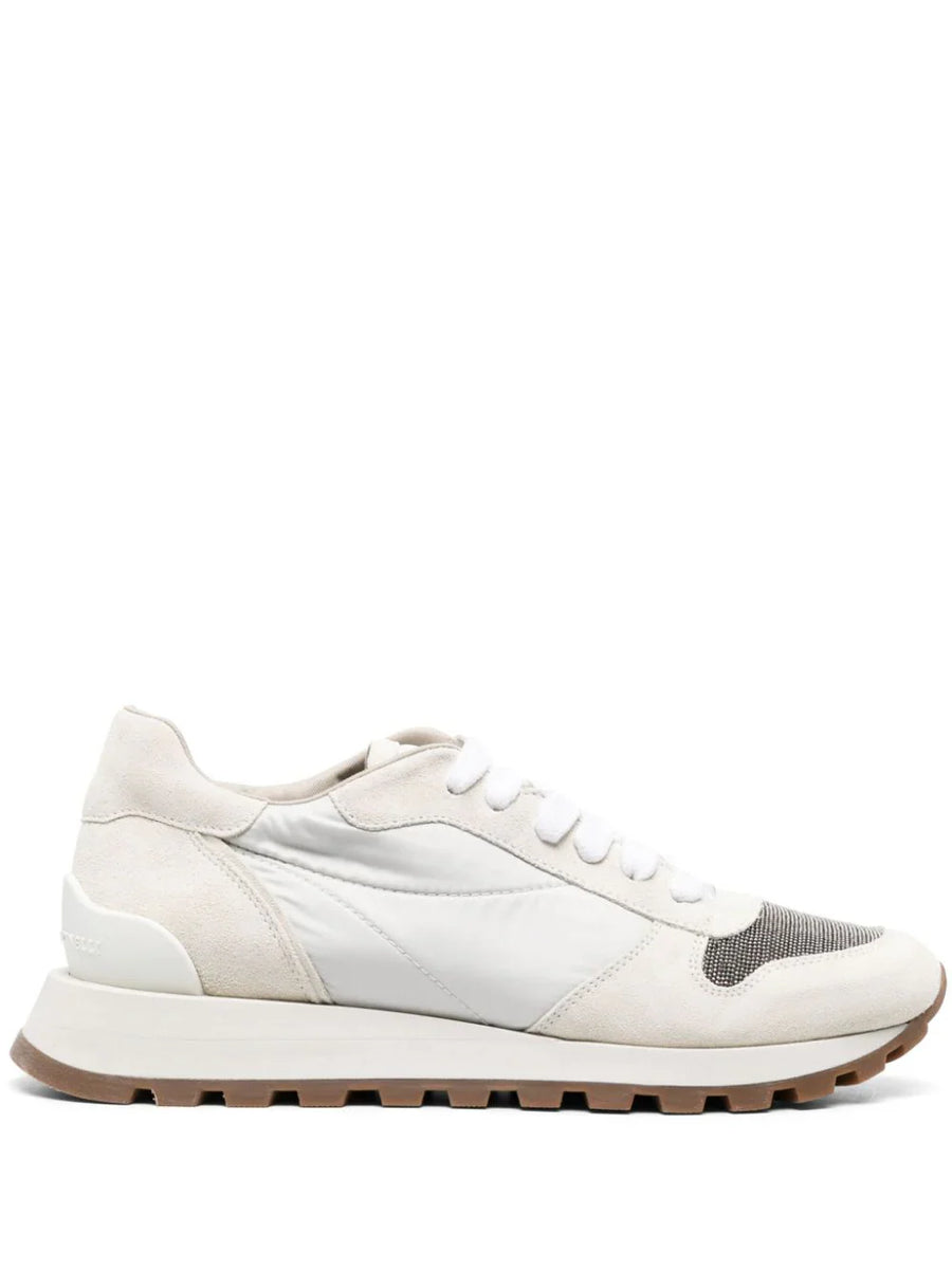 Brunello Cucinelli Calf Leather 80% sneaker in white