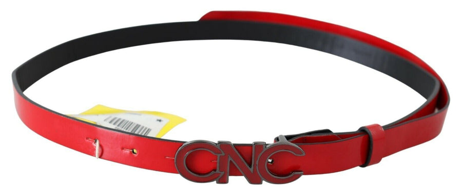 Costume National Leather belt in red