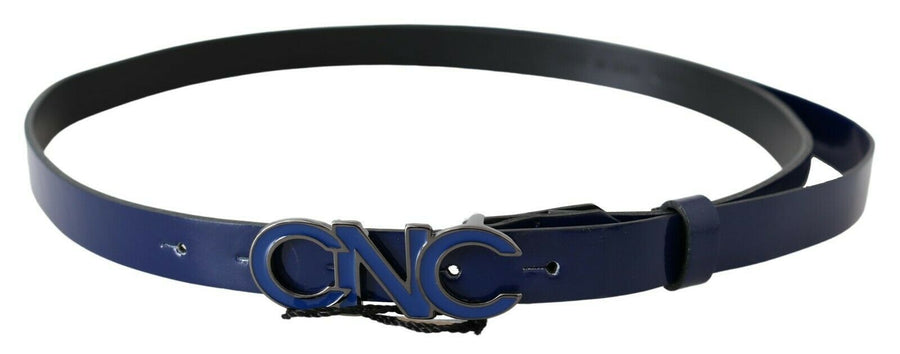 Costume National Leather belt in blue