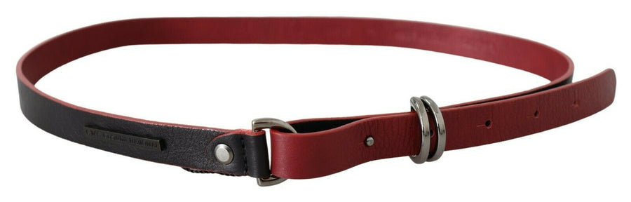 Costume National Belt Leather belt in black