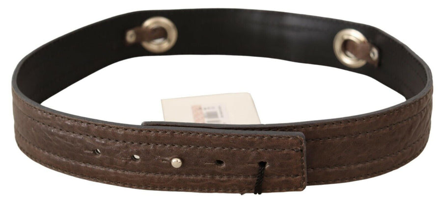 Costume National Leather belt in brown