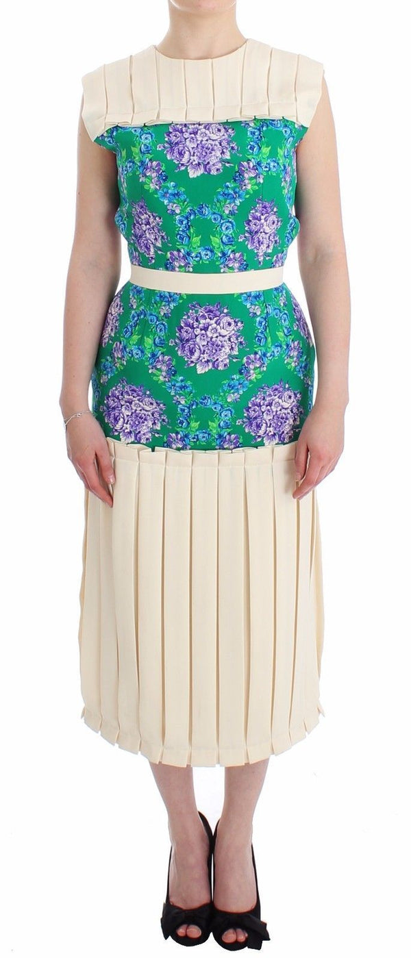 Caterina Gatta Silk blend dress in green