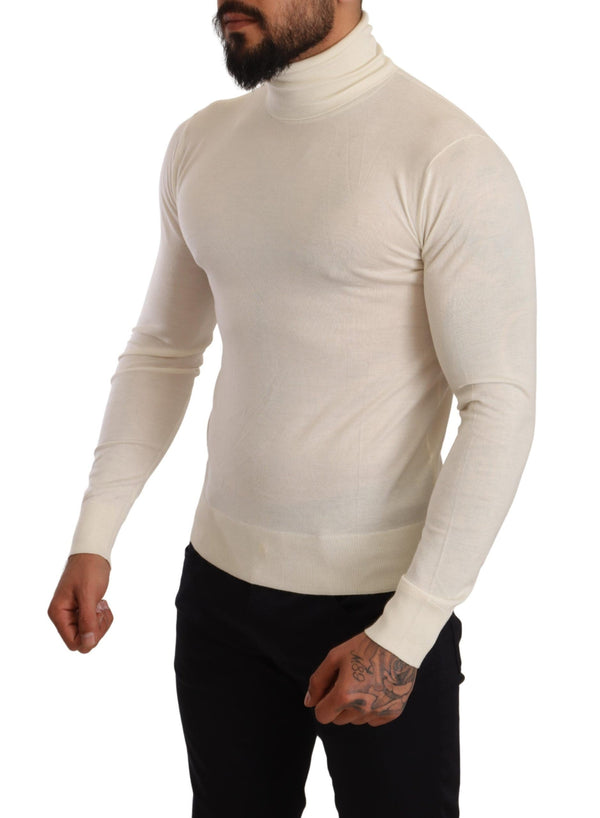 Dolce & Gabbana 70% Cashmere sweater in cream