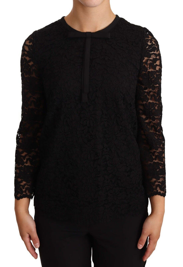 Dolce & Gabbana 65% Nylon blouse in black