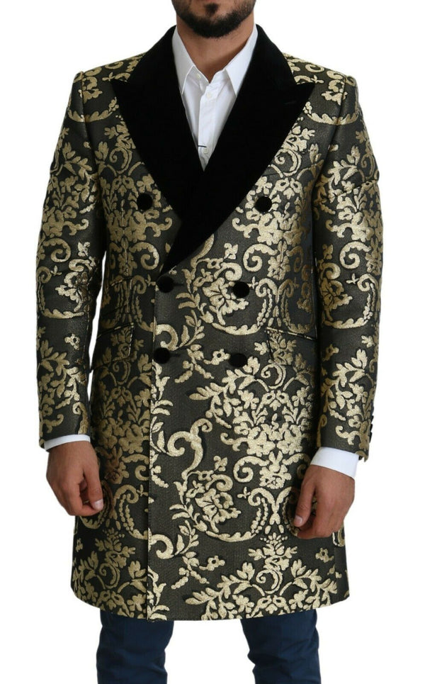Dolce & Gabbana 54% Cotton coat in black