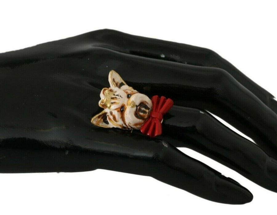 Dolce & Gabbana 50% Resin ring in gold