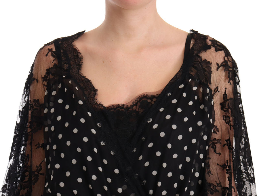 Dolce & Gabbana 80% Silk dress in black