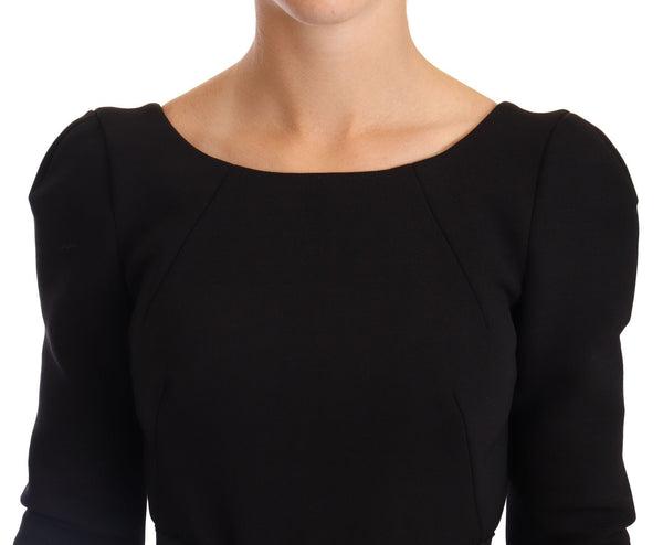 Dolce & Gabbana 75% Virgin Wool dress in black