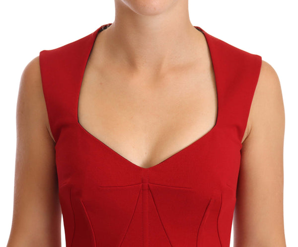 Dolce & Gabbana 75% Viscose dress in red