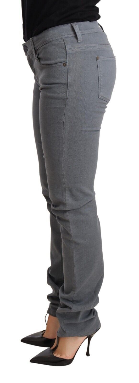 Ermanno Scervino Cotton jeans in gray