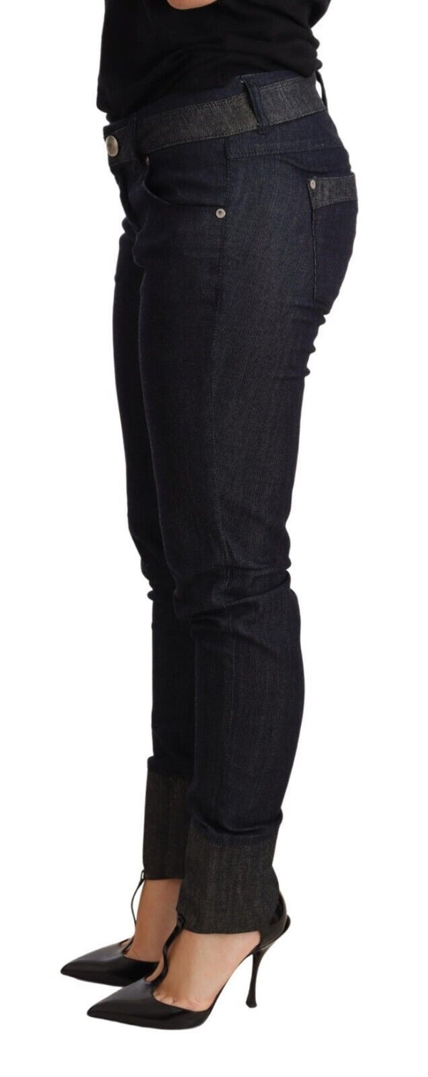Ermanno Scervino Cotton jeans in navy
