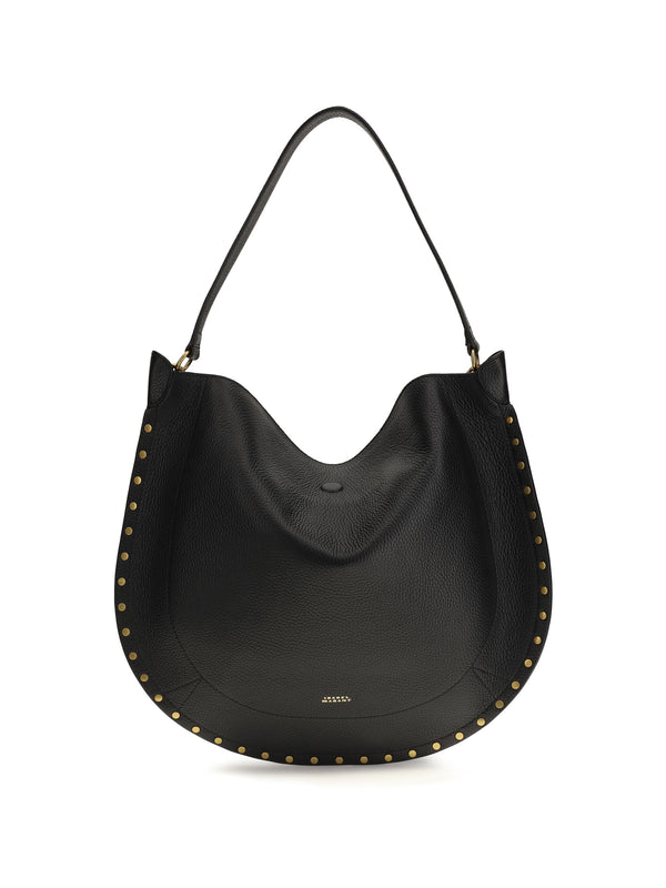 Isabel Marant 100% Calf leather (Bos Taurus) hobo bag in black