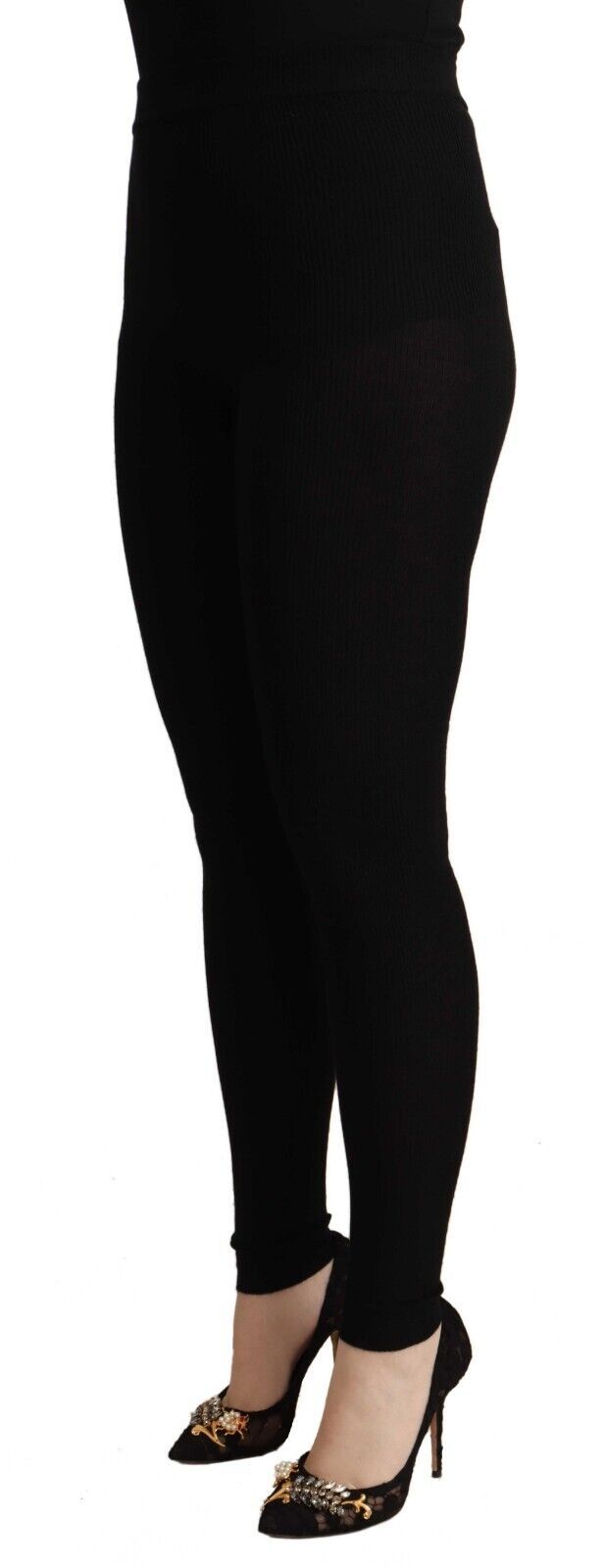 Dolce & Gabbana 100% cashmere leggings in black