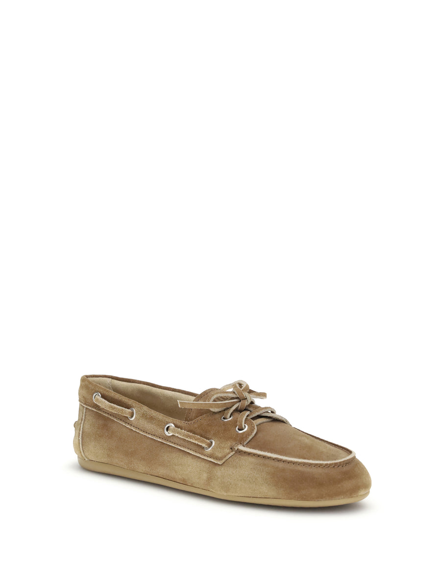 Delavé Suede Unlined Loafers Cannella Calf Leather Bos Taurus