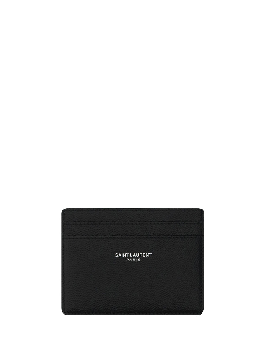 Cardholder Grain De Poudre Black Leather Calf Umbrellas