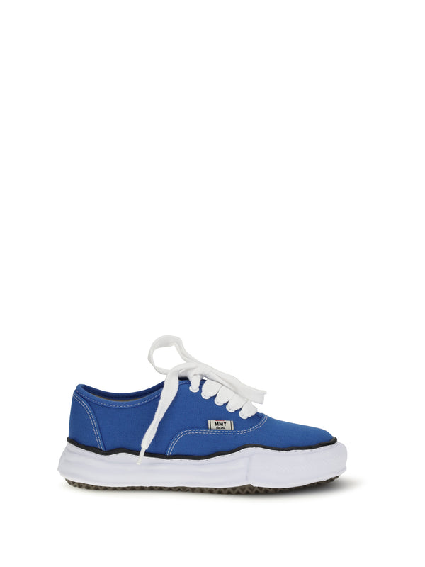 Maison Mihara Yasuhiro Upper: 100% Cotton; Sole: 100% Rubber sneaker in blue