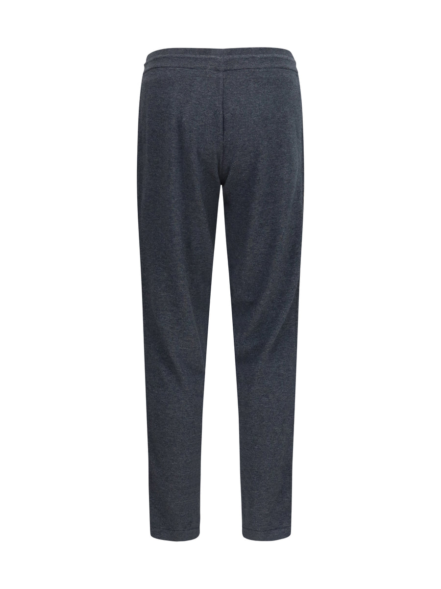 Cashmere Sweatpants Grey Melange (capra Hircus) Trousers