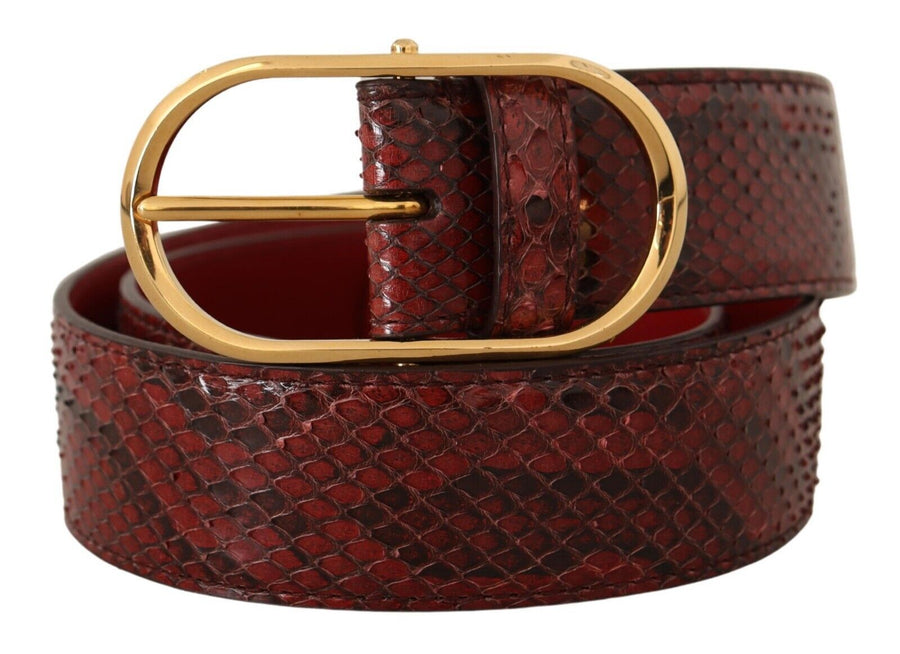 Dolce & Gabbana 100% Leather belt in red