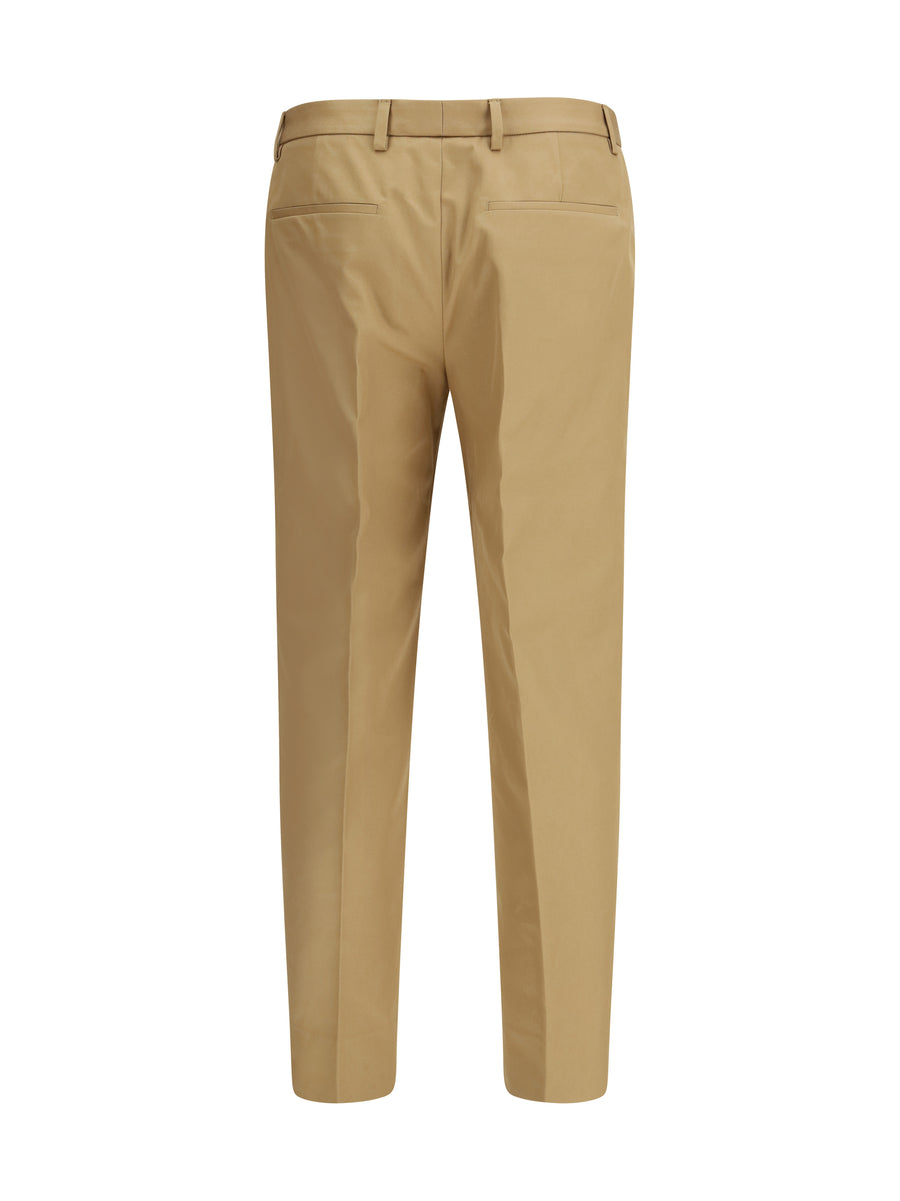 Cotton Trousers Bisque