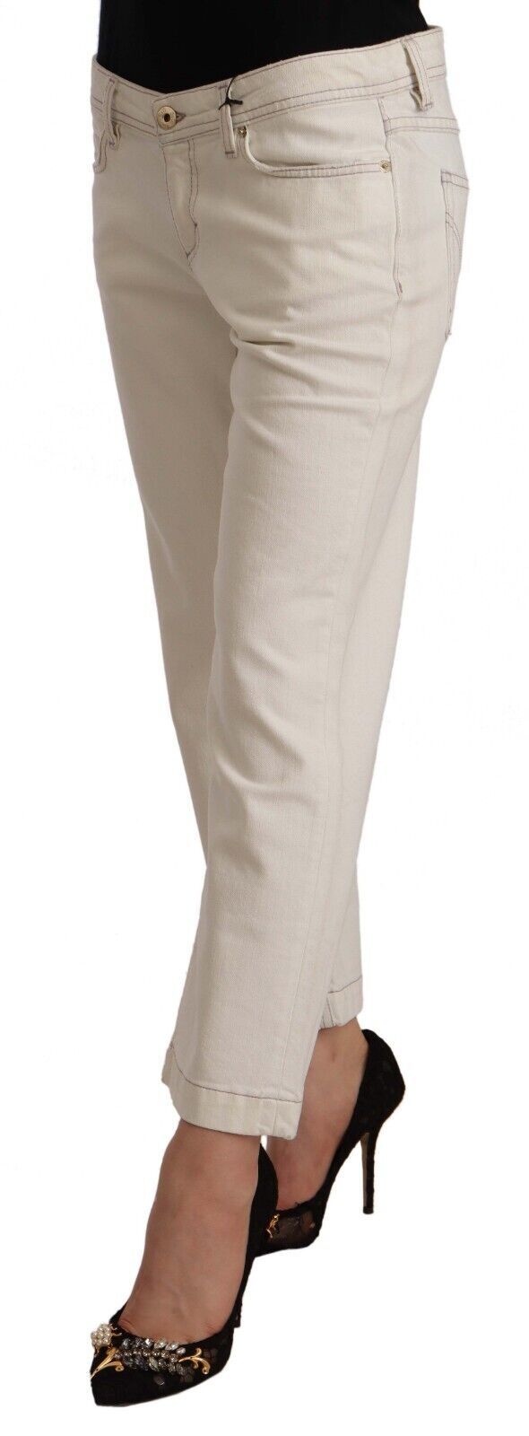 Dolce & Gabbana 88% Cotton 12% Elastane jeans in white