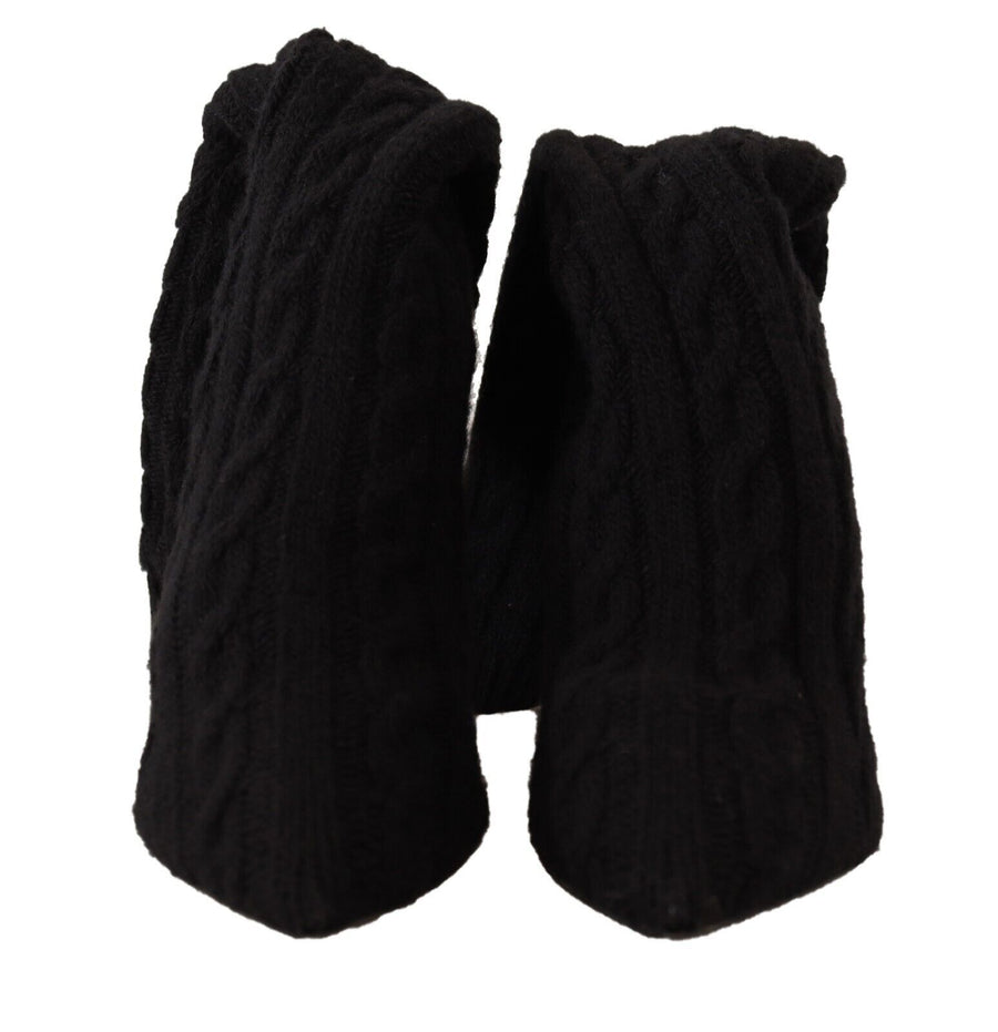 Dolce & Gabbana Fabric boot in black
