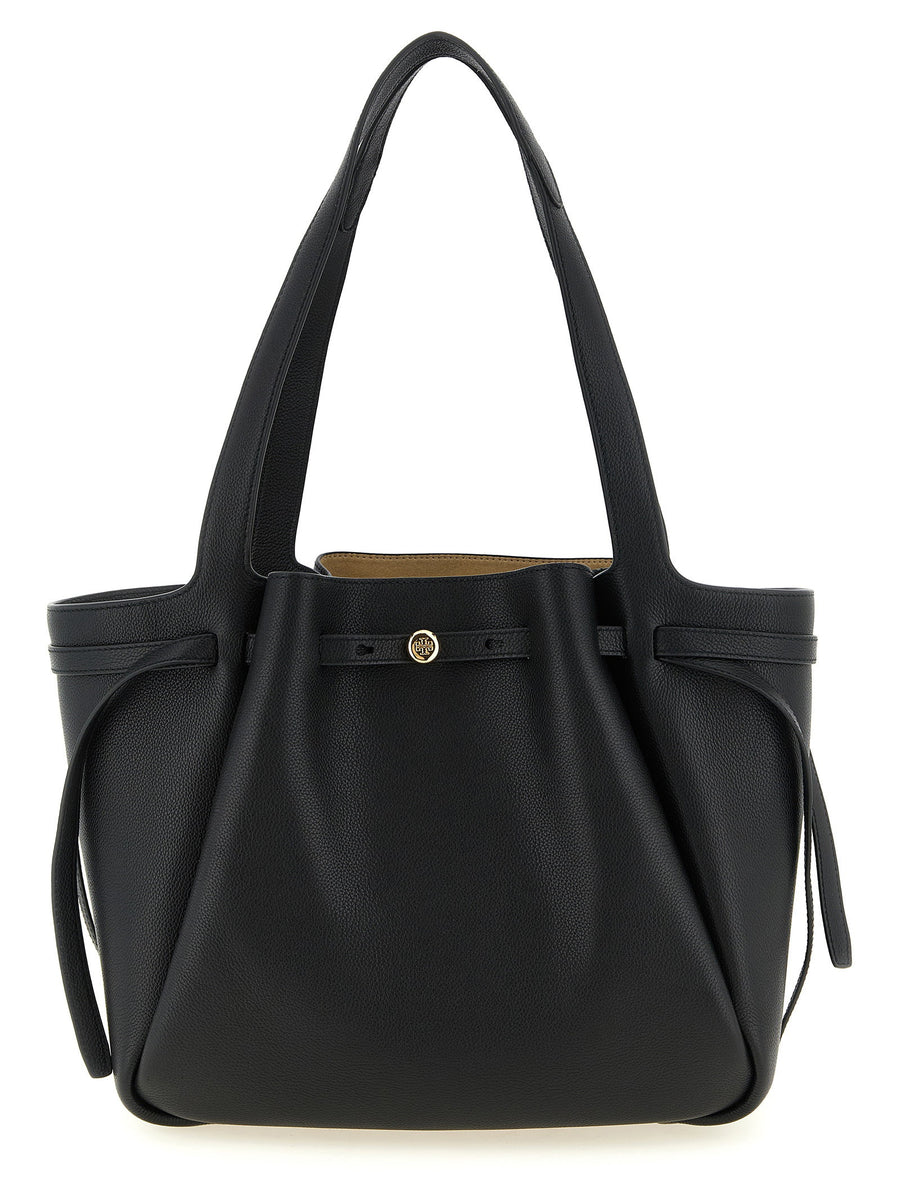 Tory Burch Romy Tote Bag — Black