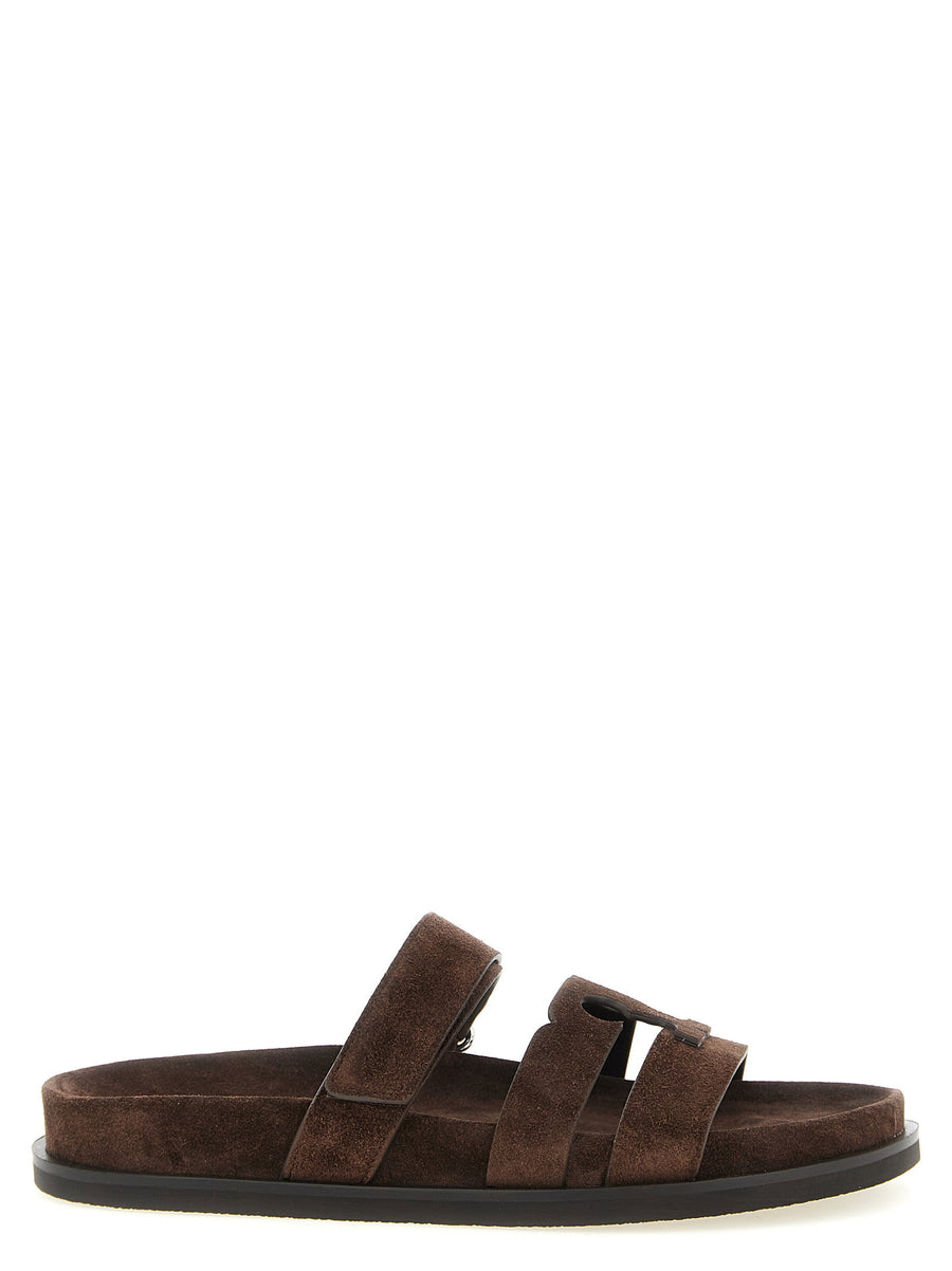 Tory Burch Ines Slide Sandal — Brown