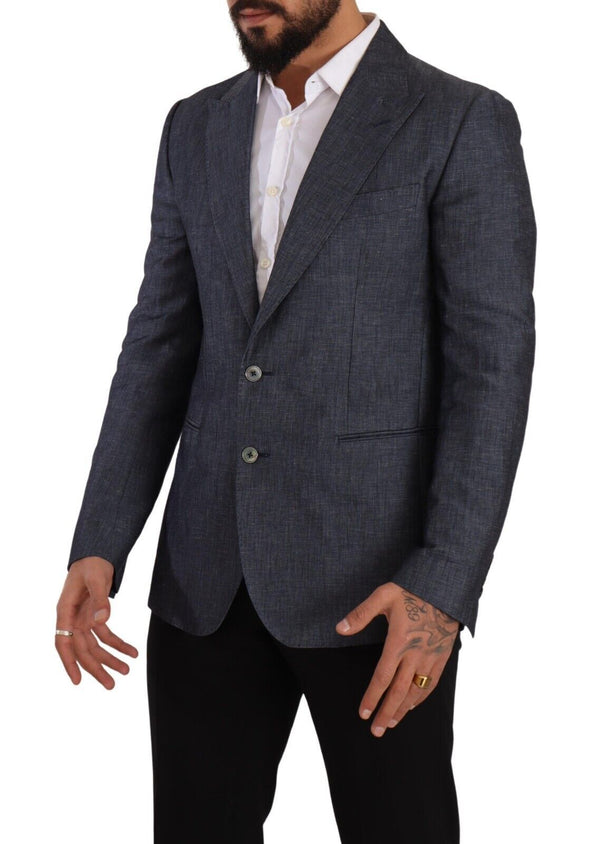 Dolce & Gabbana 60% Flax blazer in blue