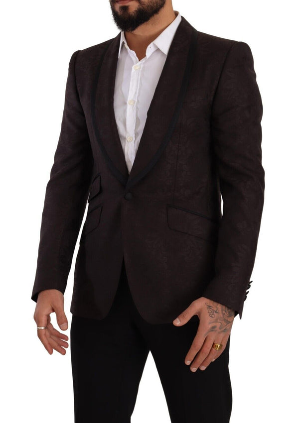 Dolce & Gabbana 92% Virgin Wool blazer in purple