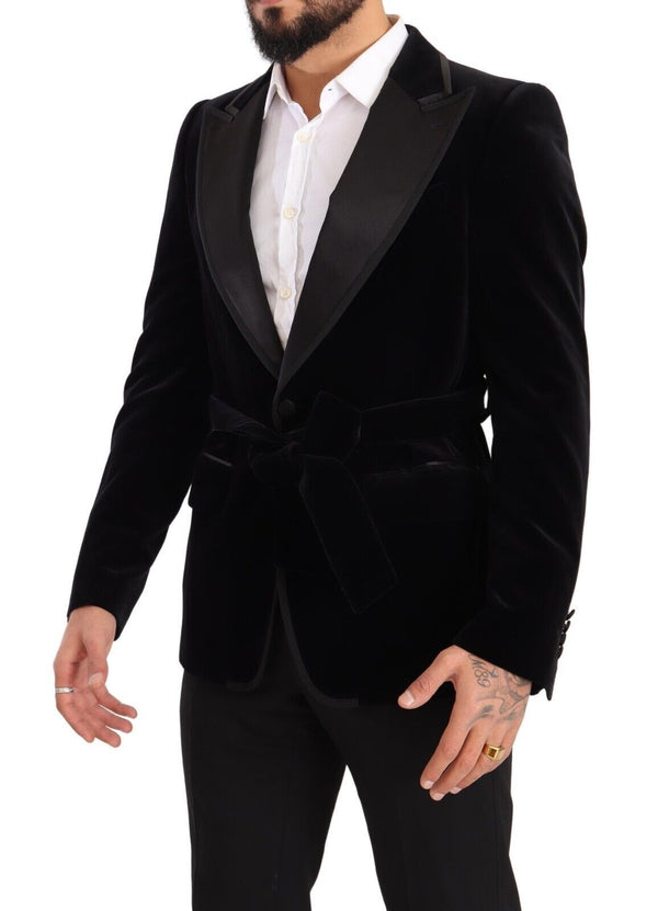 Dolce & Gabbana 60% Cotton blazer in black