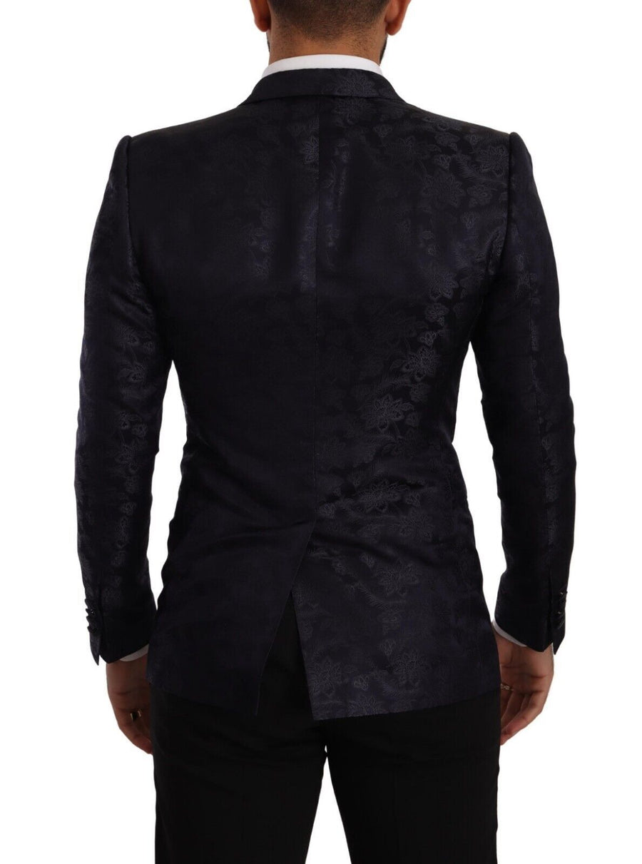 Dolce & Gabbana 93% Silk blazer in navy