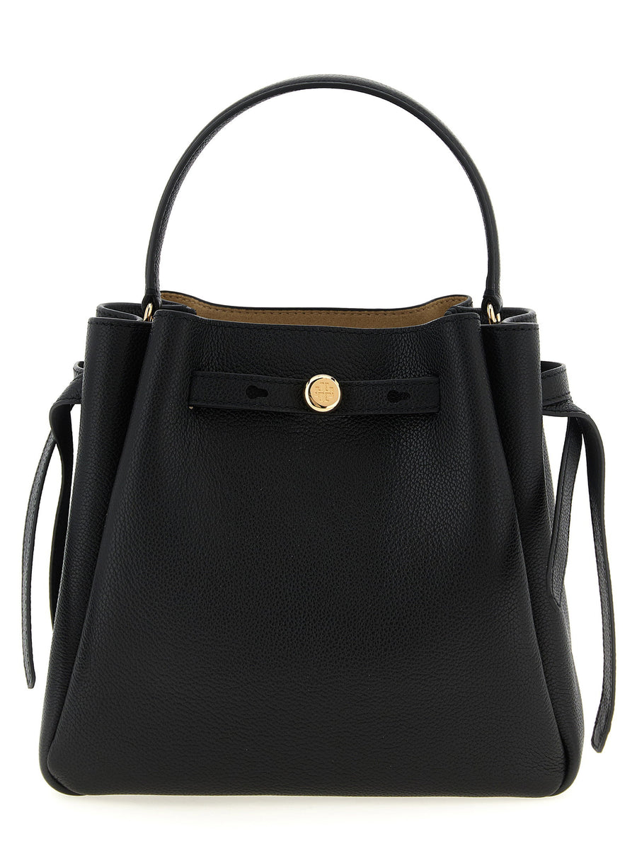 Tory Burch Romy Bucket Bag — Black