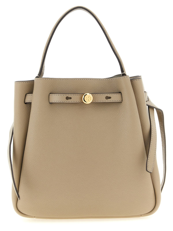 حقيبة دلو Tory Burch رومي — بيج