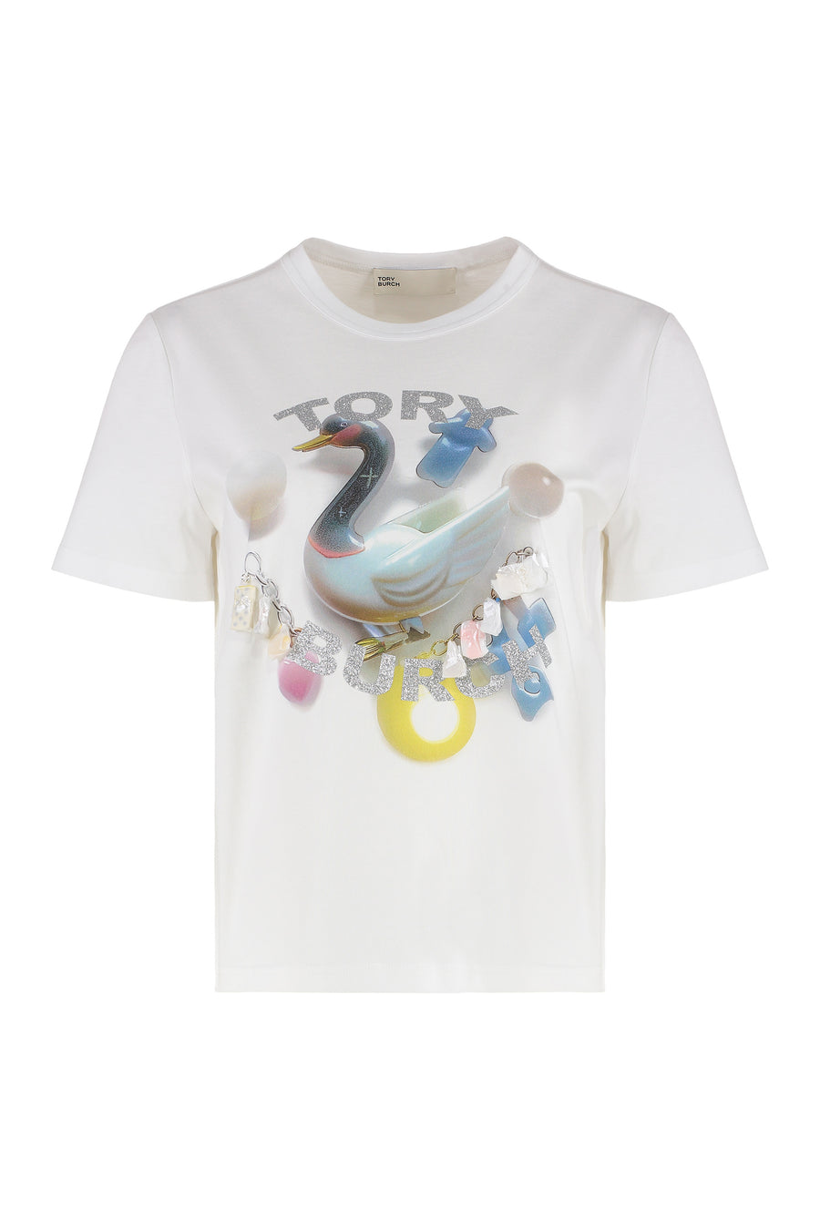 Cotton Crew-Neck T-Shirt White T-shirts & Jerseys