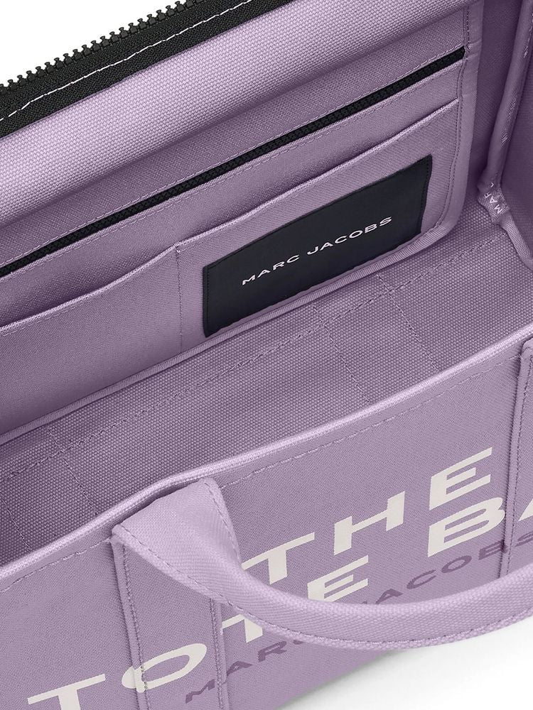 Marc Jacobs 100% Cotton tote bag in purple